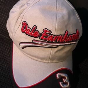 Dale Earnhardt Adjustable Hat Nascar Racing Gray Cap #3 NWOT Chase Authentics